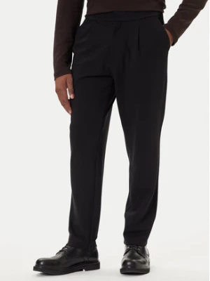 Calvin Klein Chinosy LV04LE613G Czarny Slim Fit