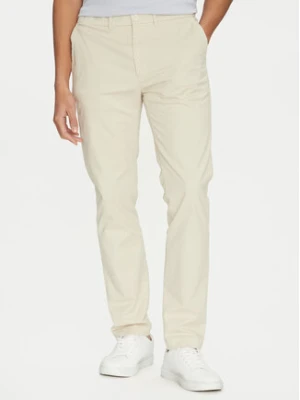 Calvin Klein Chinosy Modern Twill K10K113696 Beżowy Slim Fit