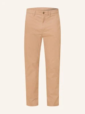 Calvin Klein Chinosy Slim Tapered Fit braun