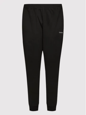 Calvin Klein Curve Spodnie dresowe Inclusive Micro Logo K20K204884 Czarny Regular Fit