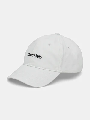 Calvin Klein czapka bejsbolówka męska bawełniana biały