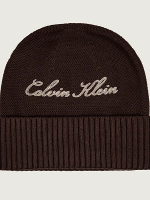 Calvin Klein Czapka brązowy