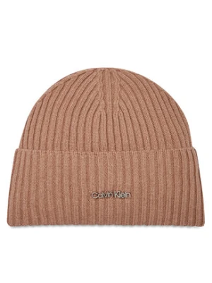 Calvin Klein Czapka Ck Must Logo Beanie K60K611401 Różowy