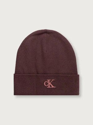 Calvin Klein czapka damska bordowy
