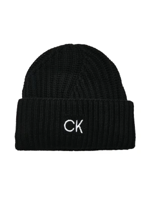 Calvin Klein Czapka ELEVATED | z dodatkiem wełny i kaszmiru