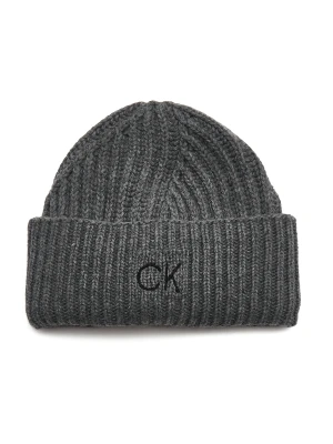 Calvin Klein Czapka ELEVATED | z dodatkiem wełny i kaszmiru