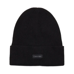 Calvin Klein Czapka ESSENTIAL | z dodatkiem wełny i kaszmiru