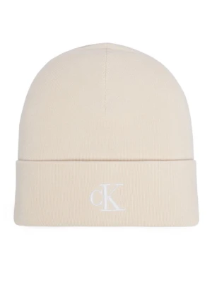 Calvin Klein Czapka Fine LV04F8098G Kremowy