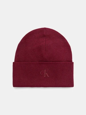 Calvin Klein czapka kolor bordowy LV04D8020G