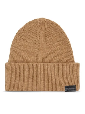 Calvin Klein Czapka Leather Patch Docker Beanie K50K510978 Zielony