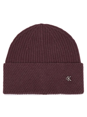 Calvin Klein Czapka LV04F8118G Bordowy