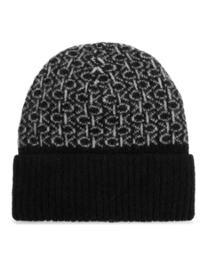 Calvin Klein Czapka Monogram Fold K60K612595 Czarny