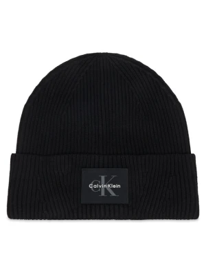 Calvin Klein Czapka Monologo LV04D8096G Czarny