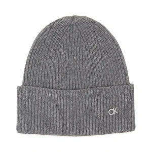 Calvin Klein Czapka RE-LOCK | z dodatkiem wełny i kaszmiru