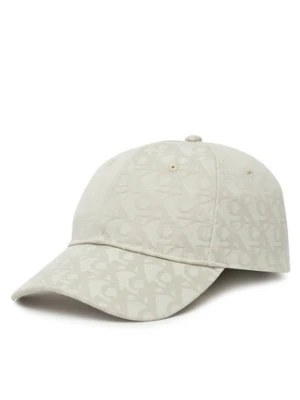 Calvin Klein Czapka z daszkiem Aop 6 Panel Baseball Cap LV04K5058G Beżowy