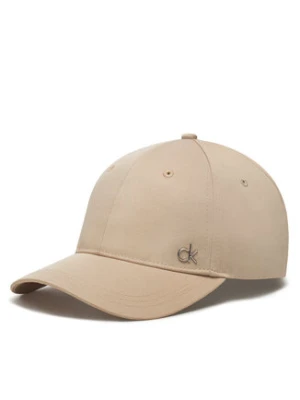 Calvin Klein Czapka z daszkiem Ck Metal Cotton Cap K60K613102 Szary