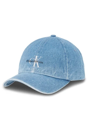 Calvin Klein Czapka z daszkiem Denim K60K611979 Niebieski