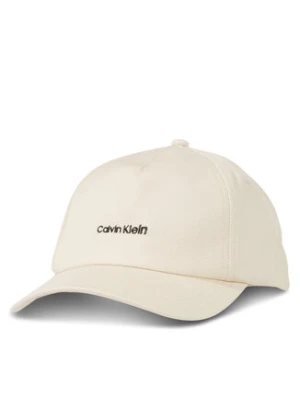 Calvin Klein Czapka z daszkiem Elevated Softs K60K611905 Écru