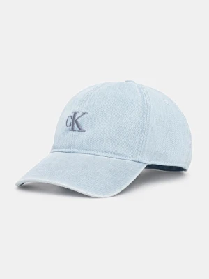 Calvin Klein czapka z daszkiem jeansowa