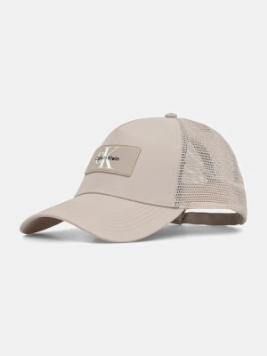 Calvin Klein czapka z daszkiem kolor beżowy LV04D5025G