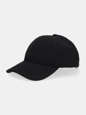 Calvin Klein czapka z daszkiem kolor czarny LV04D5054G