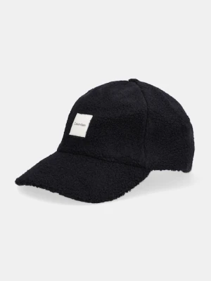 Calvin Klein czapka z daszkiem kolor czarny LV04F5026G