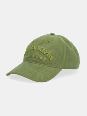 Calvin Klein czapka z daszkiem kolor zielony LV04D5055G