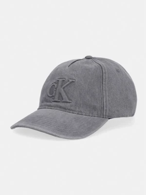 Calvin Klein czapka z daszkiem męska jeansowa