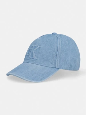 Calvin Klein czapka z daszkiem męska jeansowa