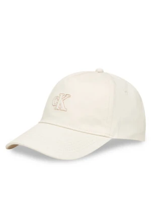 Calvin Klein Czapka z daszkiem Monogram Shine Embroidery Cap LV04F5044G Biały