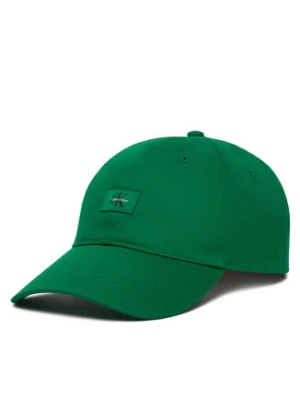 Calvin Klein Czapka z daszkiem Monologo Woven Patch Bb Cap LV04D5077G Zielony