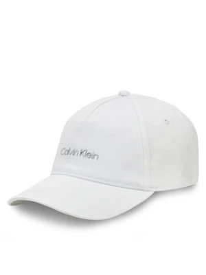 Calvin Klein Czapka z daszkiem Must Tpu Logo K60K610525 Biały