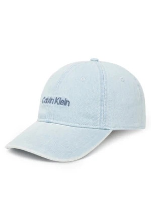 Calvin Klein Czapka z daszkiem Small Monogram LV04K5065G Niebieski