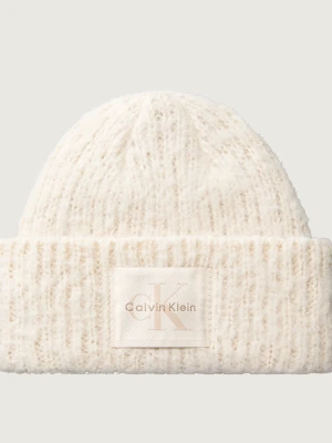 Calvin Klein Czapka | z dodatkiem wełny ecru