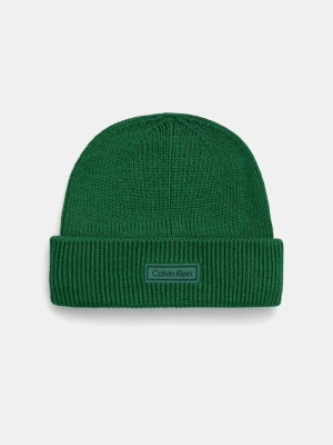 Calvin Klein czapka z dodatkiem wełny
