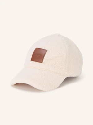 Calvin Klein Czapka Z Futerkiem Pluszowym Z Daszkiem weiss