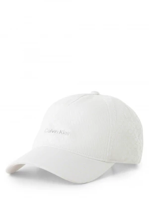 Calvin Klein Damska czapka z daszkiem Kobiety Bawełna biały wzorzysty,