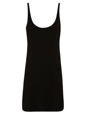 Calvin Klein Damska koszula nocna Kobiety Dżersej czarny jednolity,