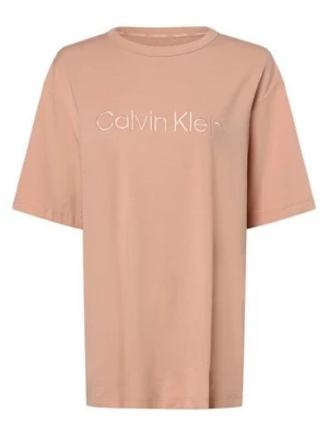 Calvin Klein Damska koszulka od piżamy Kobiety różowy jednolity,