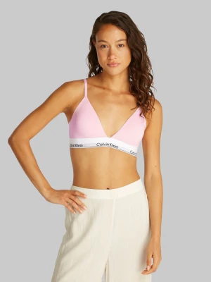 Calvin Klein Damski biustonosz Kobiety Dżersej różowy jednolity,