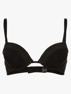 Calvin Klein Damski biustonosz push-up Kobiety Sztuczne włókno czarny jednolity,