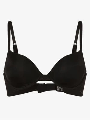 Calvin Klein Damski biustonosz z fiszbinami Kobiety Sztuczne włókno czarny jednolity,