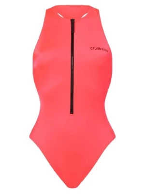 Calvin Klein Damski kostium kąpielowy Kobiety wyrazisty róż jednolity,