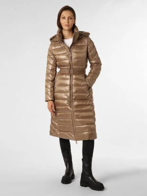 Calvin Klein Damski płaszcz pikowany Kobiety brązowy|złoty|beżowy jednolity,