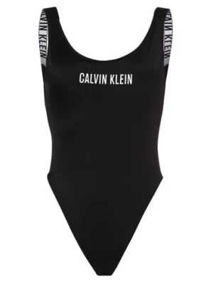Calvin Klein Damski strój kąpielowy Kobiety czarny nadruk,