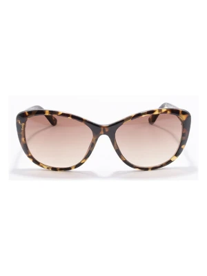 Calvin Klein Damskie okulary przeciwsłoneczne w kolorze brązowym rozmiar: 57
