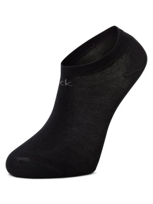 Calvin Klein Damskie skarpetki do trampek w 3-paku Kobiety czarny jednolity,