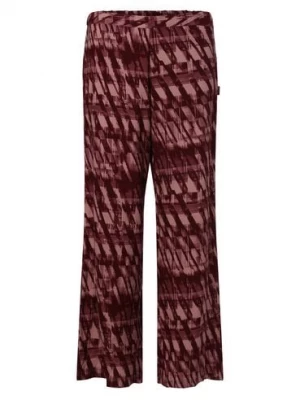 Calvin Klein Damskie spodnie od piżamy Kobiety wiskoza różowy|czerwony wzorzysty,