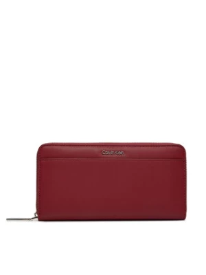 Calvin Klein Duży Portfel Damski Ck Must Lg Z/A Wallet W/Slip K60K610949 Czerwony
