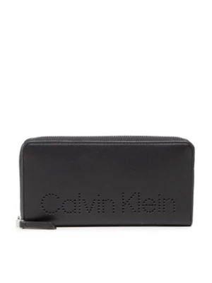 Calvin Klein Duży Portfel Damski Ck Set Wallet Z/A Lg K60K609191 Czarny